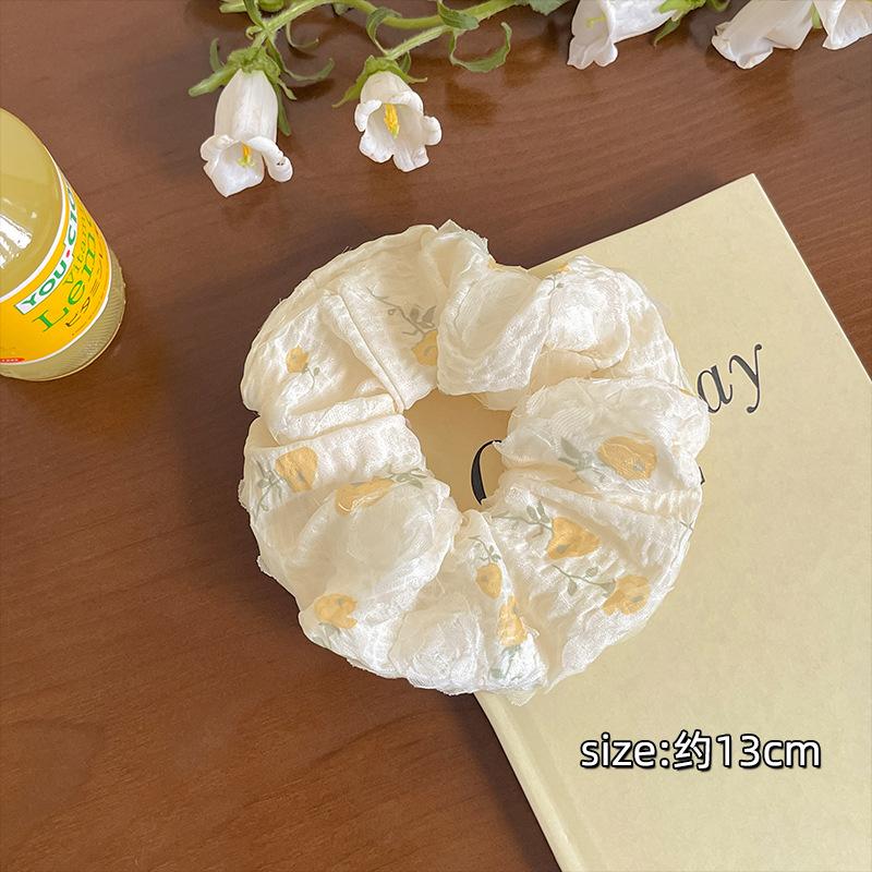 

Тканевая сетчатая цветочная повязка для волос в стиле Мори, милая повязка для волос в виде толстой кишки, модный универсальный высококачественный аксессуар для волос для женщин