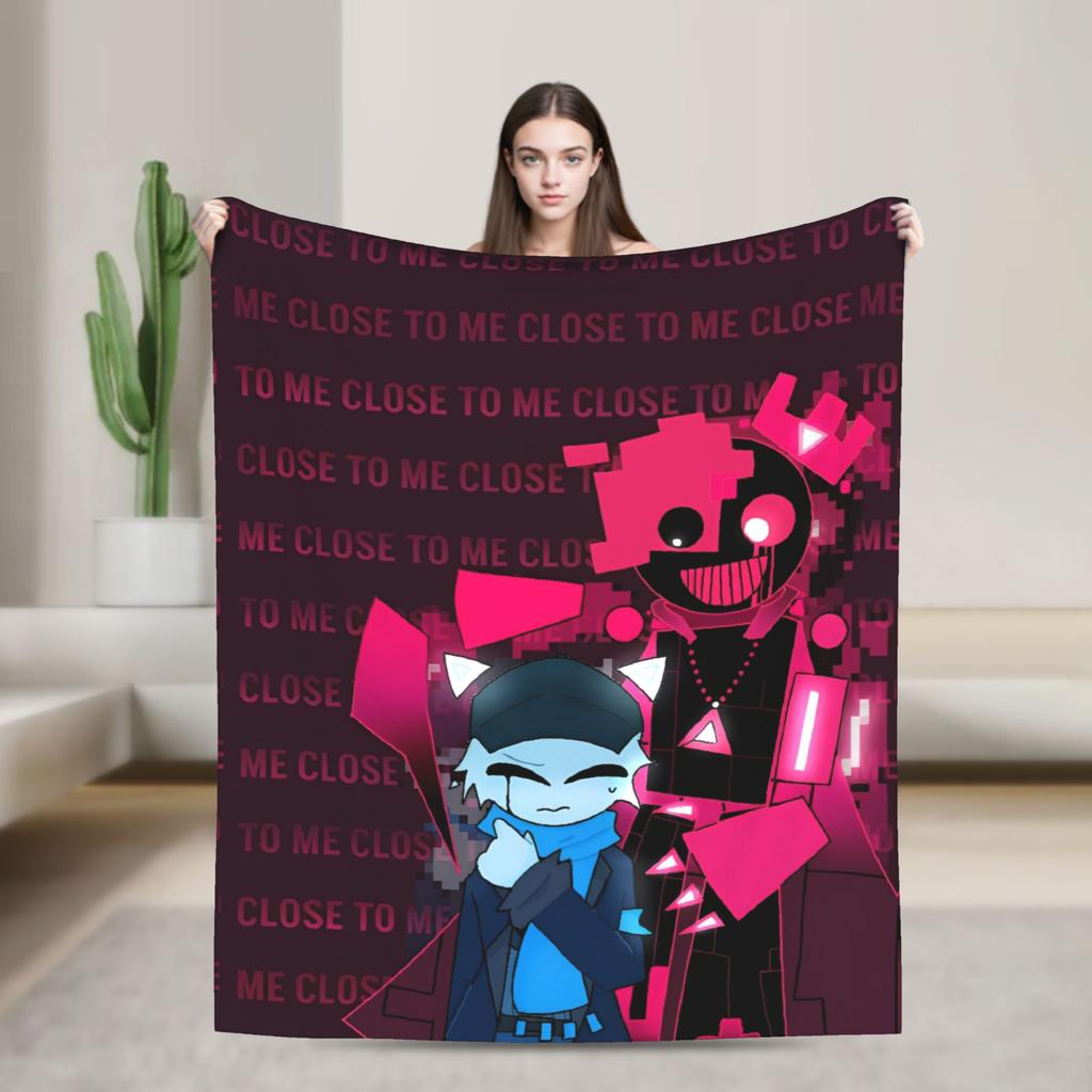 Cube and Blixer Forsakened Throw Blanket for Couch Fuzzy Soft Plush Blanket 50x60 Inch Multi-size Bedspreads for All Seasons