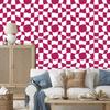 Wallpaper Free Checkerboard Purple and White, Purple Background 50x1000