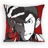 Classic Anime LLupin The Third Pillow Case Antidustmite Pillowcase Invisible zipper silky Sofa cushion cover for bedroom