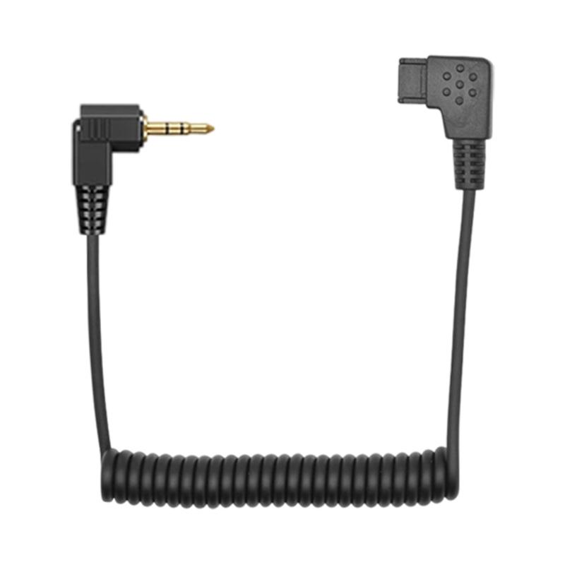 Universal 2.5mm Flash PC Syncing Cable Spring Load Design Wire Compatible for Cameras Flash Photography Accessories
