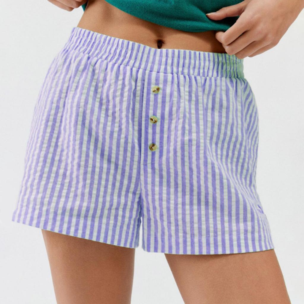 Damen Shorts mit hoher Taille, Sport-Laufshorts, Workout, Fitnessstudio, schnelltrocknende Hosen, Yogahosen, Tennishosen, Sommershorts