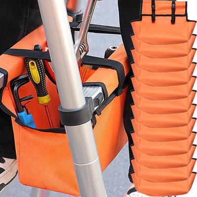 Ladder Hanging Bag Compact Portable Tool Storage Organizer for Workshop A-frame Folding Telescoping Ladder Oxford Cloth Pouch