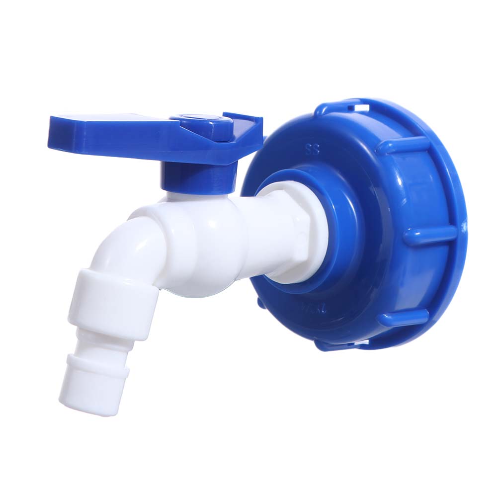 S60x6 Gwint Zgrubny Adapter Kranu Zaworu do Zbiornika IBC Wytrzymały Szybkozłączka Adapter Złącza Wodnego 1/2'' 3/4''