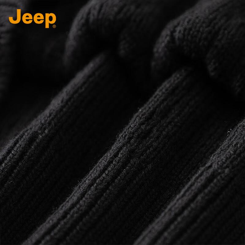 Jeep Men's Pure Cotton Crew Neck Sweater