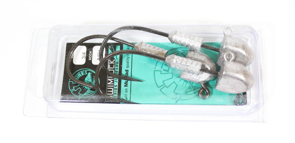 Tackle Tactics TT Swimlockz HD Jig Head 3/4 Oz 8/0 3/pack (4037)