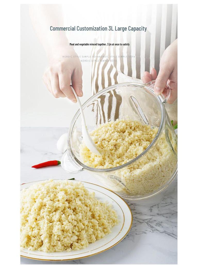 Fully Automatic Electric Meat Grinder & Blender: Multi-functional Kitchen Appliance for Mincing, Chopping, and Baby Food Making