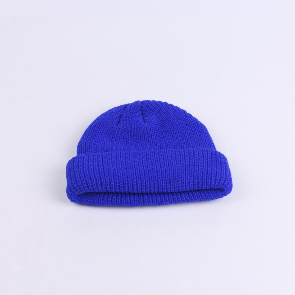 Cold Hat Men's Autumn and Winter New Wool Hat Street Fashion Landlord Hat Korean Short Knitted Melon Leather Hat European and American