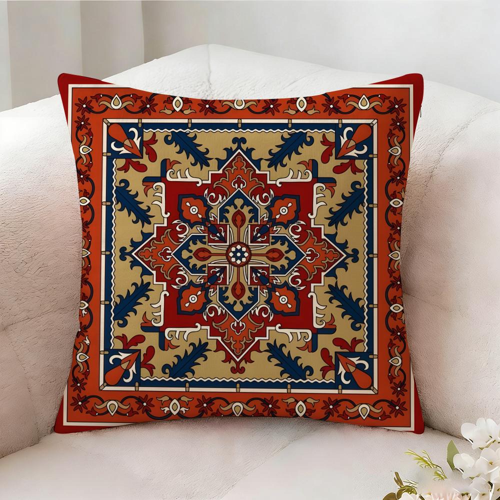 Persian Style Pillow Case Pillowcase Doublesided Printed Sofa Cushion Bedroom Headboard Pillow