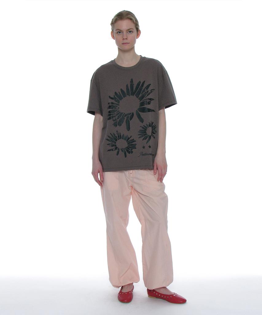 PARTIMENTO WOMEN Double Waist Parachute Pants_Pink
