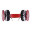 Casque audio Rebeltec CITY avec micro sur-oreille jack 3,5mm - Rouge