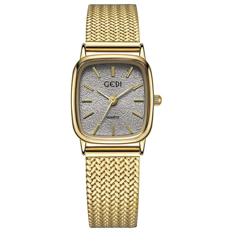 Mittelalterliche Exquisite Damenarmbanduhr Nische High-End-Gefühl Spark-Textur Uhr Leichter Luxus Hoher Wert Wasserdichte Uhr