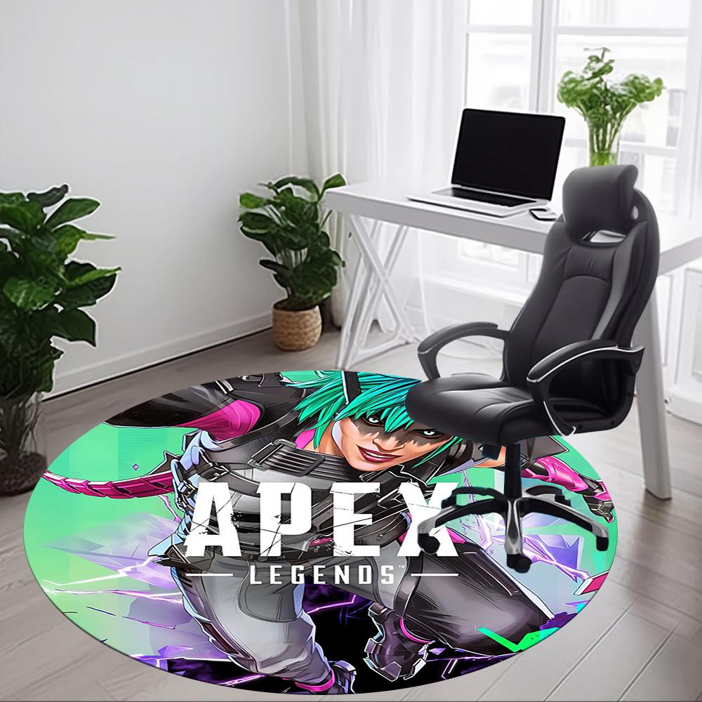 1pc Apex Legends Chair Carpet for Office Non Slip, Machine Washable Rug for Office, Room Holiday Decor for Christmas, Birthday Polyester