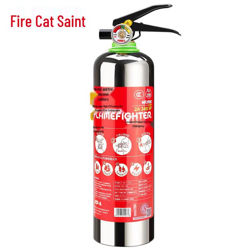Flame Warrior Portable Dry Powder Fire Extinguisher