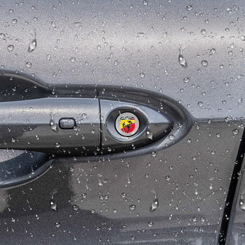 14mm Auto Logo Aufkleber für Auto Fernbedienung Schlüssel Emblem Abzeichen für Abarth Punto 500 Tipo Stilo Palio Bravo Doblo Panda Ducato