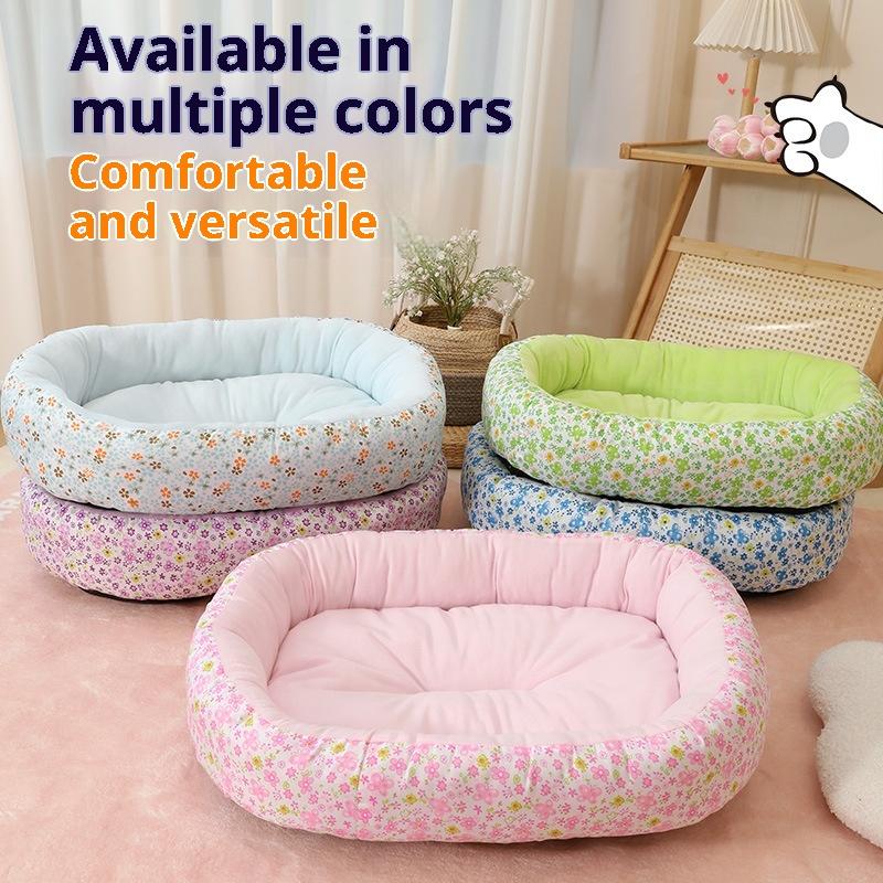 Deep Nap Dog Bed, Plush Sofa for Small Dogs, Donut Cuddler with Removable Cover, Warm Winter Cat Bed for Indoor Pets, Washable