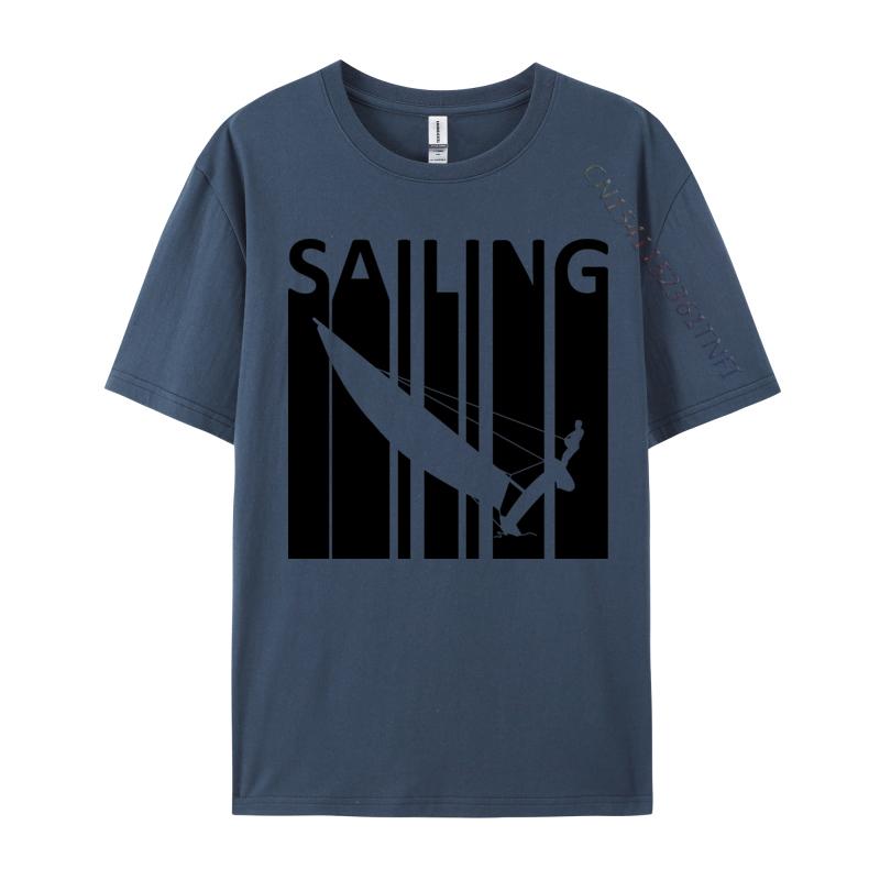 Sailing Kat Sailing Tshirts Bold Style Premium Cotton Men Tops T Shirt Novelty Design Autumn T Shirt