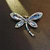 Elegant Rhinestone Animal Brooch: High-End Flower Design for Women's Coats and Accessories