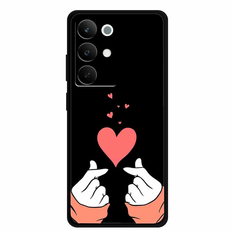 Black Silicone Case For Realme C85 Pro 2025 Case Cartoon Soft TPU Back Cover For Realme C85 5G Phone Case C 85 Pro Coque Funda