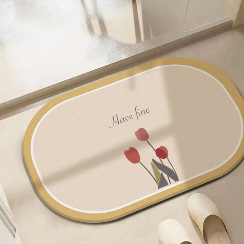 

Крем ветер твердый диатомовая земля ванная комната абсорбирующий коврик для пола входная дверь в туалет нескользящий коврик для ног быстросохнущий коврик для туалета 40X60cm 15.7X23.6in