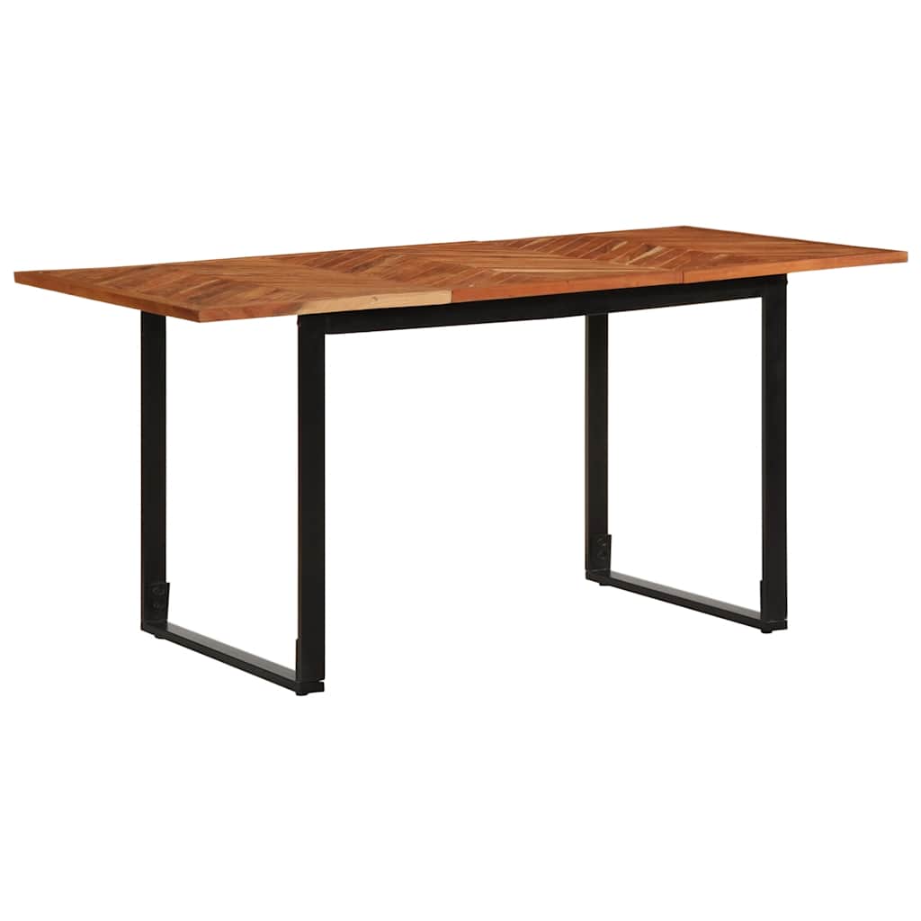 Dining Table 160 x 80 x 75 cm Solid Acacia Wood