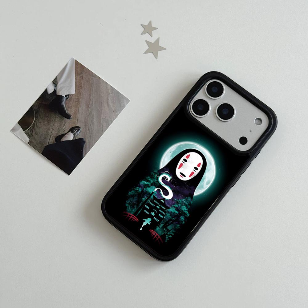 Cartoon H-Hayao M-Miyazaki Phone Case For IPhone 17 Air 16 15 14 Plus 13 12 11 Pro Max Dual Tone Hard PC Fashion Protective Cov