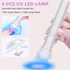 Portable Nail Dryer Lamp UV LED Nail Light For Curing All Gel Polish USB Rechargeable Quick Dry Manicure Machine Nail Art Tools