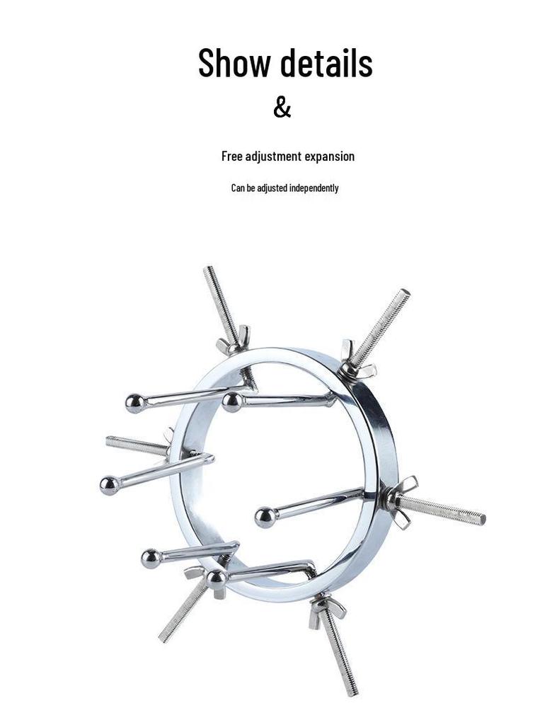 Metal Anal & Vaginal Dilator Set for Adult Training & SM Play