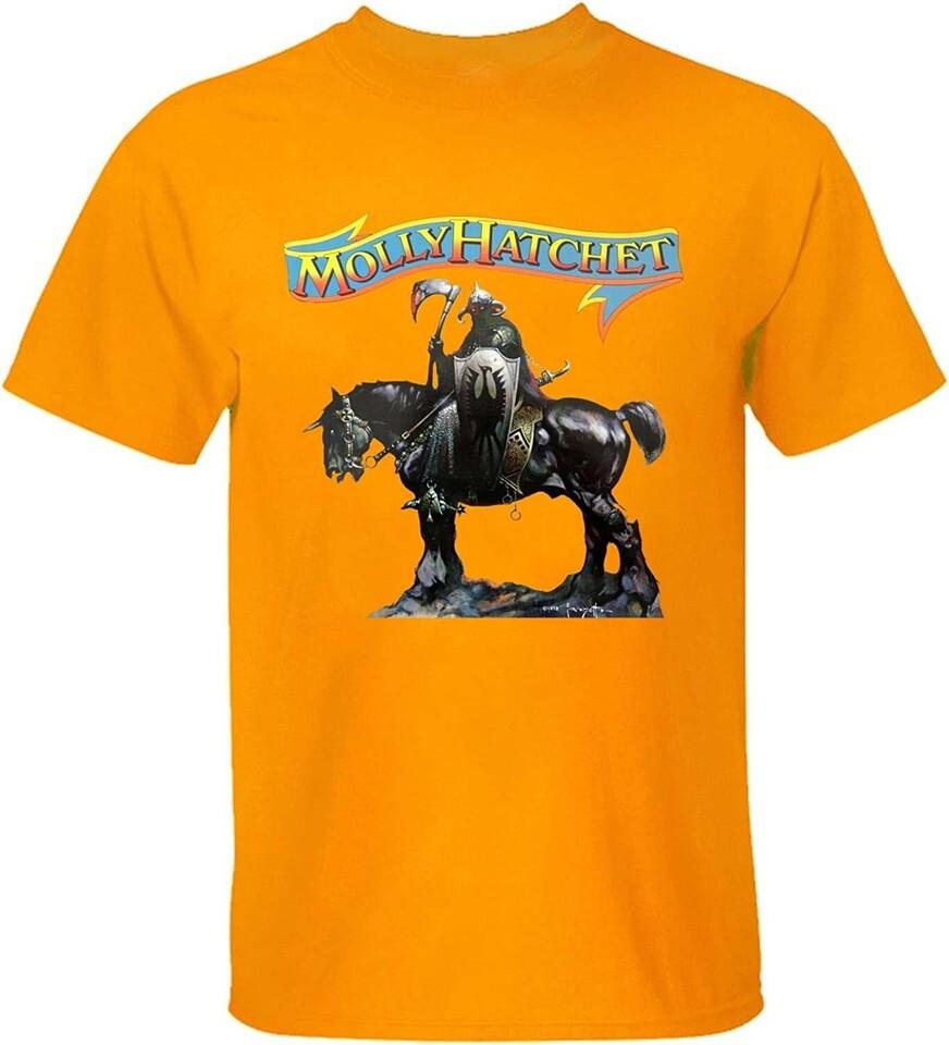 Vtg MOLLY HATCHET Music Band Cotton Yellow S234XL Unisex Tee Shirt BL153 S