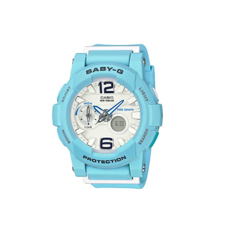 

CASIO Women s BABY-G White Watch BGA-180BE-2B BGA-180BE-2B Blue Watch Case