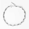HARANG HR 149B_Silver Skull Chain Bracelet