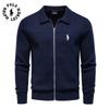 Polo Ralph Lauren 2025 Høst og Vinter Broderi Ny Herrejakke Genser Cardigan Herre Glidelås Business Casual Jakke Herre