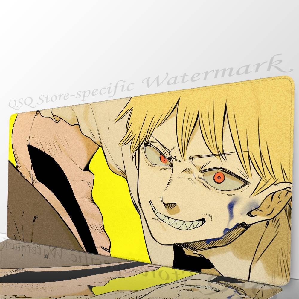 Denji Anime Chainsaw Man Mousepad Mouse Mat Desk Mat With Pad Gaming Accessories Prime Gaming XXL Keyboard Pad Padding Mat