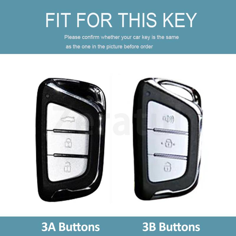 Auto Keyless Shell Protector For Jac Hunter Pickup Ievs4 Iev7S Refine S4 S7 A5 Tpu Car Remote Key Case Cover Bag Accessories