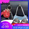For Jeep 2Pcs Car Seat Back Hooks Portable Storage Holder Accessories For Jeep Grand Cherokee Wrangler JK Gladiator Compass R