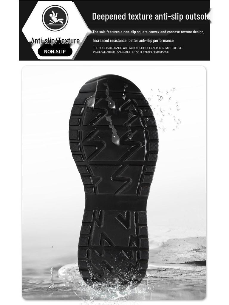 Breathable Anti-Smash Insulated Electrician Work Shoes - Puncture-Proof, Odor-Resistant & Comfortable