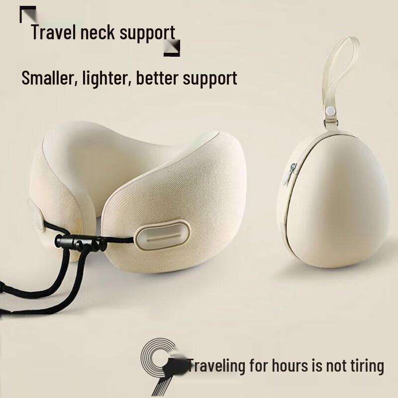 Aijiepu Portable U-shaped Memory Foam Neck Pillow