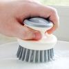 Dishwashing Plastic Handle Multifunctional Cleaning Tool Pot Brush Dish Scrubber Pan Cleaner