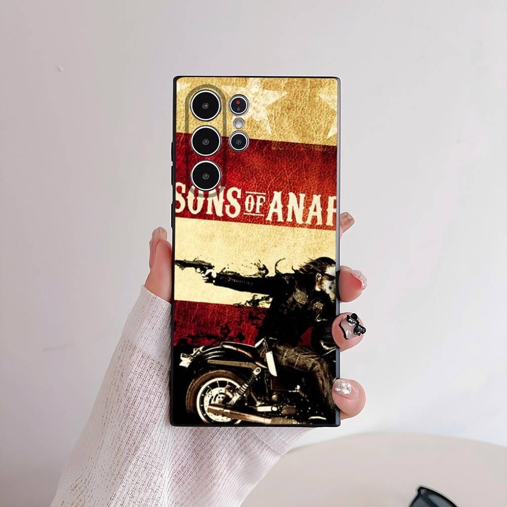 

S-Sons of Anarchy Season Phone Case For Samsung Galaxy S25 S24 S22 S23 Ultra S21 S20 Plus Frosted Non-Slip Full Cover Soft Case samsung S21 Plus