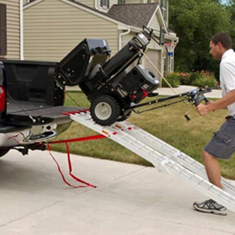 Rosfix Aluminiowe Najazdy do Motoru i Wózka Inwalidzkiego – Udźwig 680 kg | Długość 195 cm | Składana Konstrukcja dla Łatwego Transportu