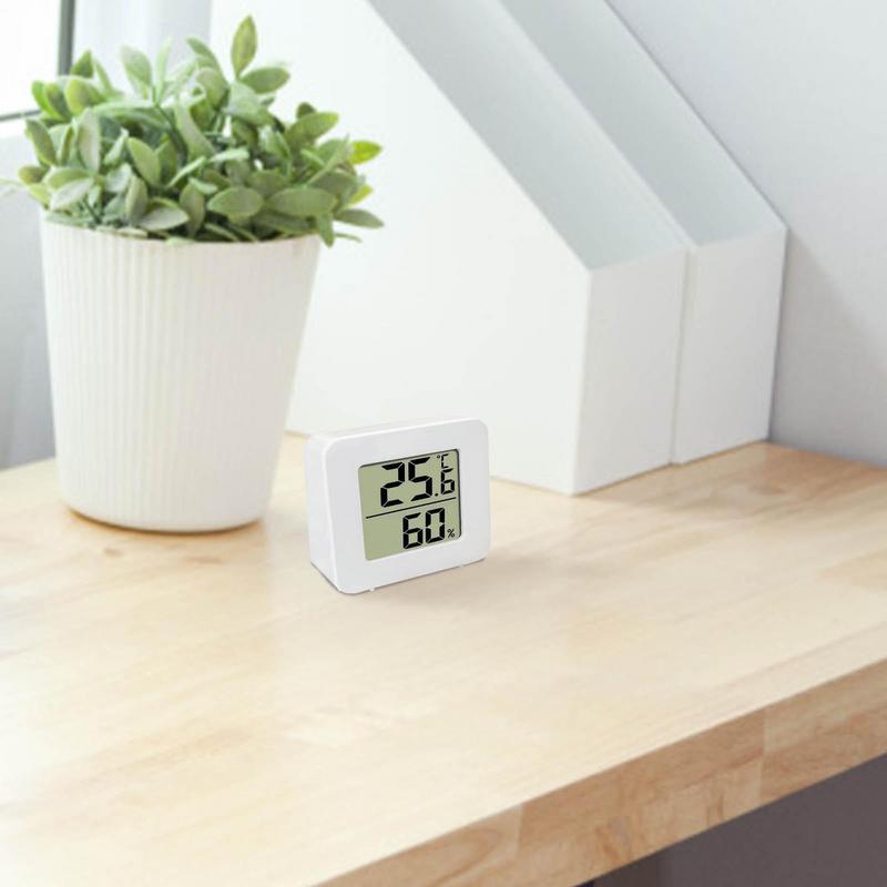 Mini Thermometer LCD Digital Temperatur Innenraum Hygrometer Messgerät Sensor Feuchtigkeitsmesser Innenraumthermometer Temperatur