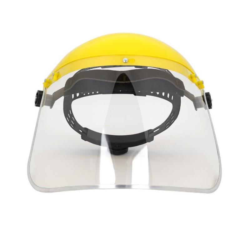 Safety Hard Face Shield Protective Face Mask With Adjustable Head Strap Safety Hard Full Face Mask
