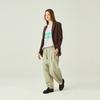 SPNK One-Pleat Wide Cotton Pants_Elkhaki