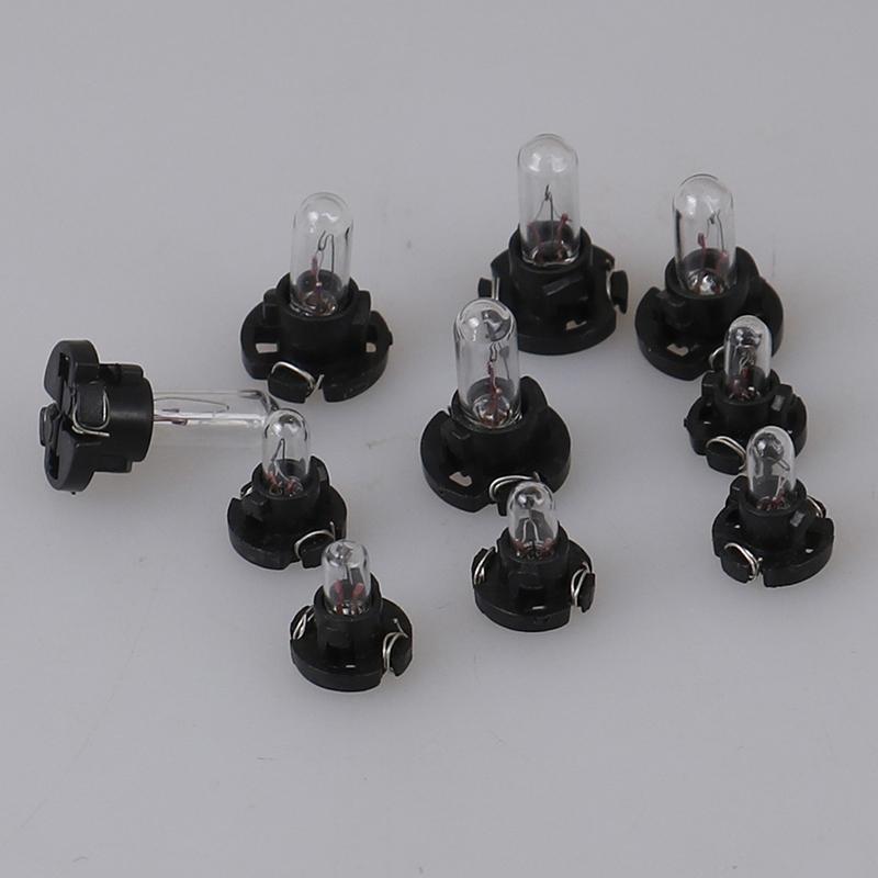 5Pcs T3 T4.2 Led Bulbs Car Interior Wedge Dashboard Warming Indicator Lamps