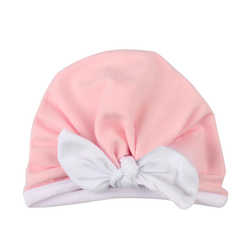 Newborn  Cap Cute Rabbit Ears Bowknot Cotton Beanie Hat Cap