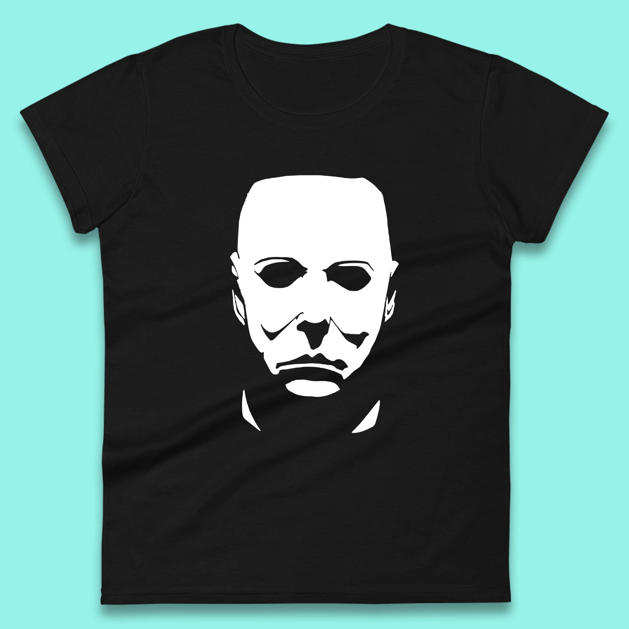 

Michael Myers Face Mask Halloween Michael Myers Horror Movie Character Womens Tee T Shirt Mens Tops Unisex Top 2XL