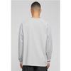 T-shirt - Urban Classics - Manches Longues - Oversize - Col Classique - Gris Clair