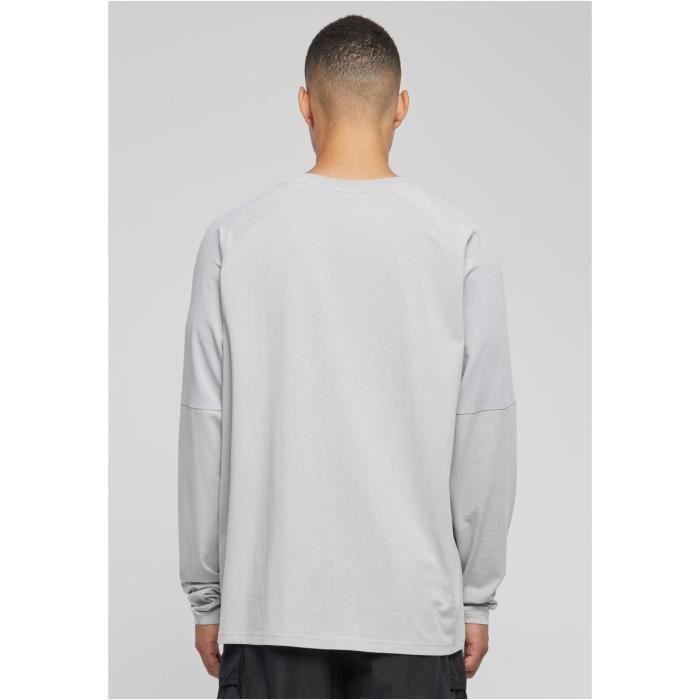 T-shirt - Urban Classics - Manches Longues - Oversize - Col Classique - Nylon Lisse
