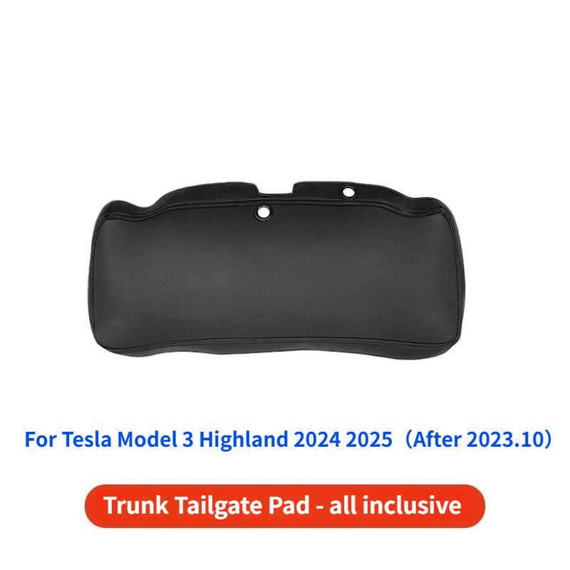 Für Tesla Model 3 Model Y Juniper 2025 2026 Kofferraummatte PU Ladeboden Filz Schutzmatte Premium Kofferraum Heckklappenmatten Zubehör