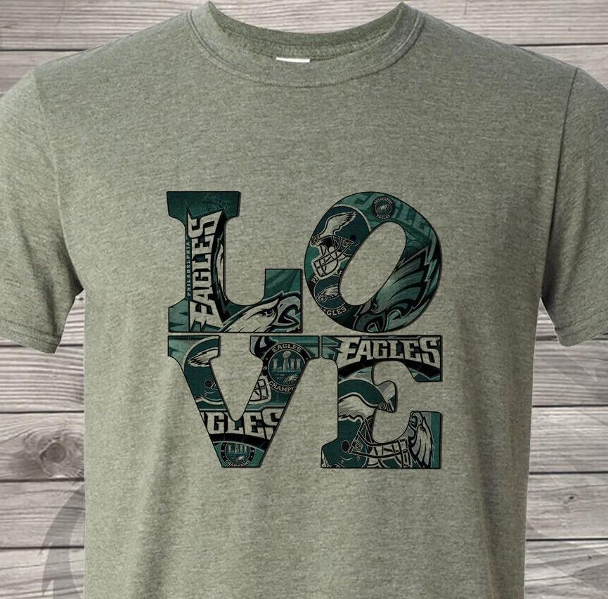 Philadelphia Eagles - Love - Fast Shipping L
